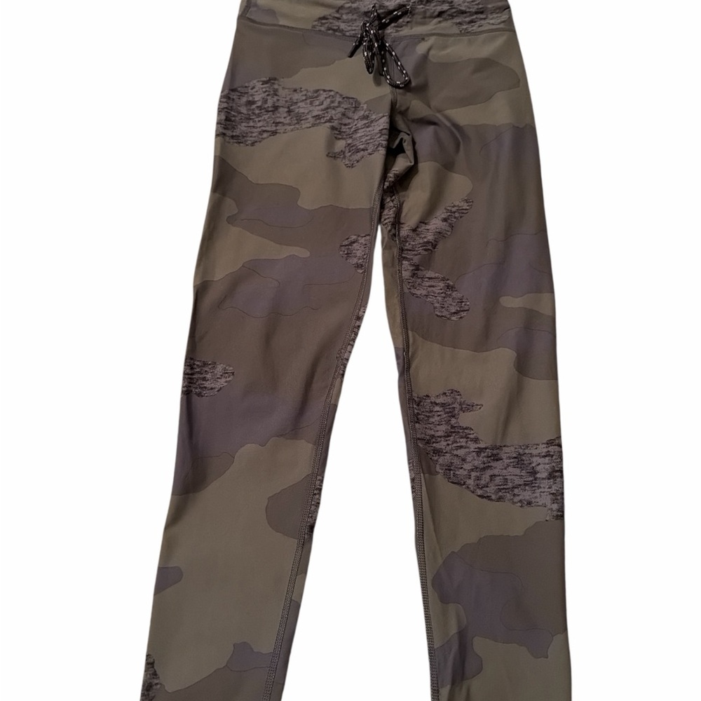 Aerie Kids Camouflage Leggings - Green and Brown